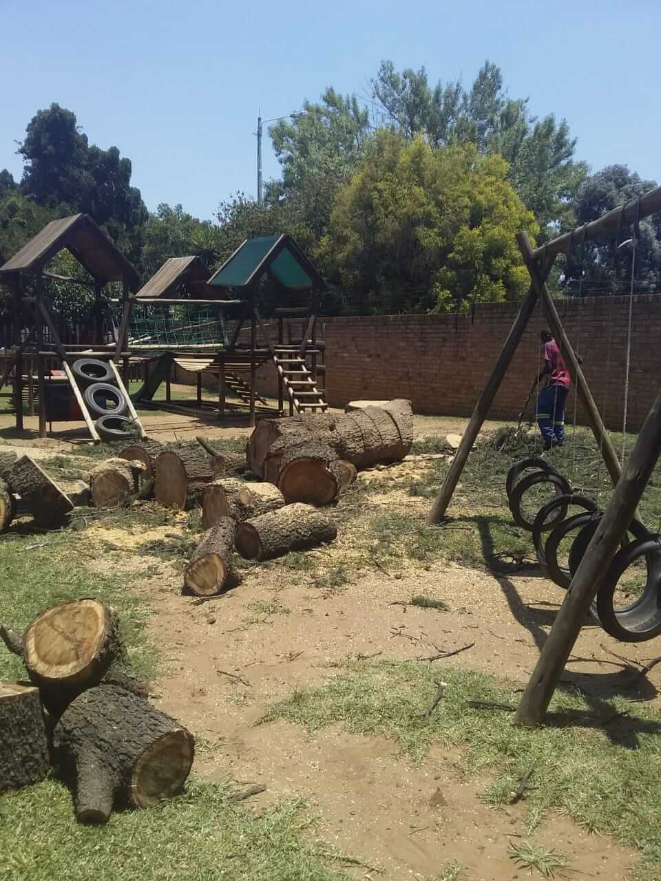 Tree felling and Rubble removal